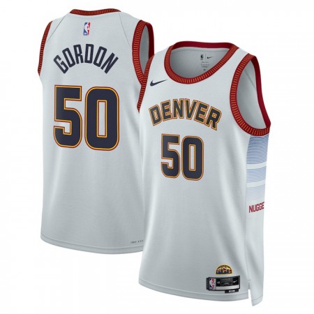 Camiseta Hombre NBA Denver Nuggets Aaron Gordon 50 2022-23 Nike City Edition Gris Swingman